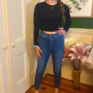 J-CREW high-rise skinny: size 27